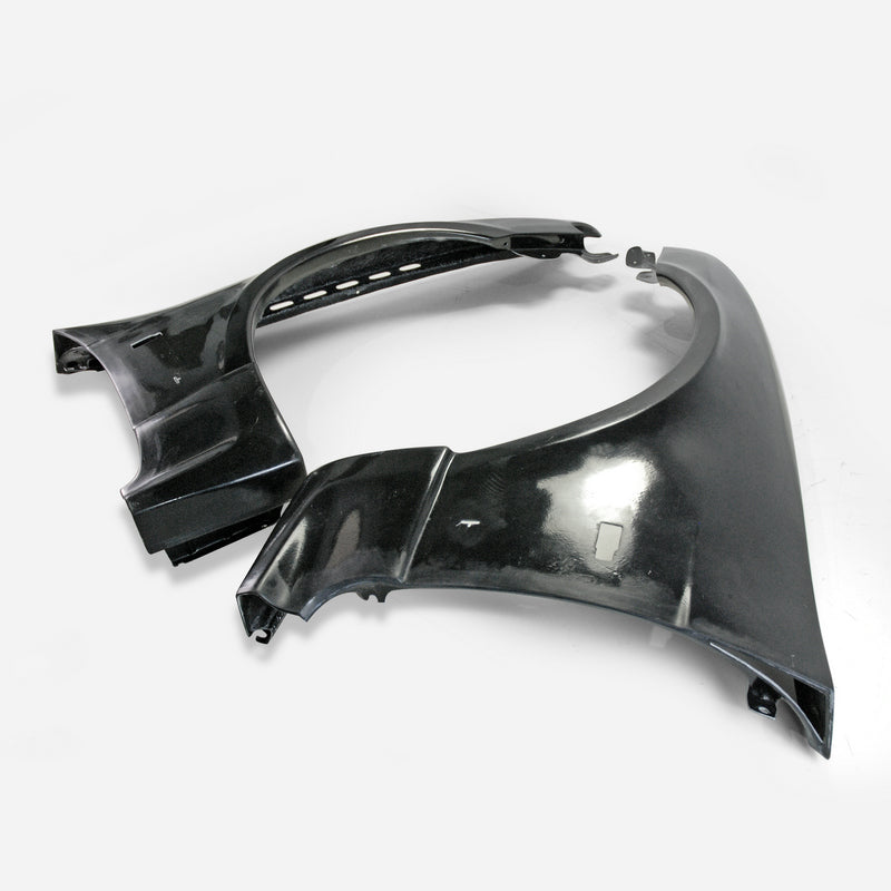 Nissan R33 Skyline GTR 1995 1996 1997 1998 with Aftermarket Parts - Front Wide Vented Fender Carbon Fiber / FRP from EPR USA