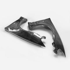 Nissan R33 Skyline GTR 1995 1996 1997 1998 with Aftermarket Parts - Front Wide Vented Fender Carbon Fiber / FRP from EPR USA