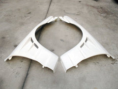 Nissan R33 Skyline GTST Series 1 1993 1994 1995 1996 with Aftermarket Parts - BN Style Front Fenders Carbon Fiber / FRP from EPR USA