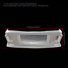 Nissan R33 Skyline GTST Series 1 1993 1994 1995 1996 with Aftermarket Parts - Do Luck Style Front Bumper Carbon Fiber / FRP from EPR USA
