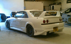 Nissan R33 Skyline GTST Series 1 1993 1994 1995 1996 & R33 Skyline GTST Series 2 1997 1998 with Aftermarket Parts - Do Luck Style Rear Bumper Carbon Fiber / FRP from EPR USA