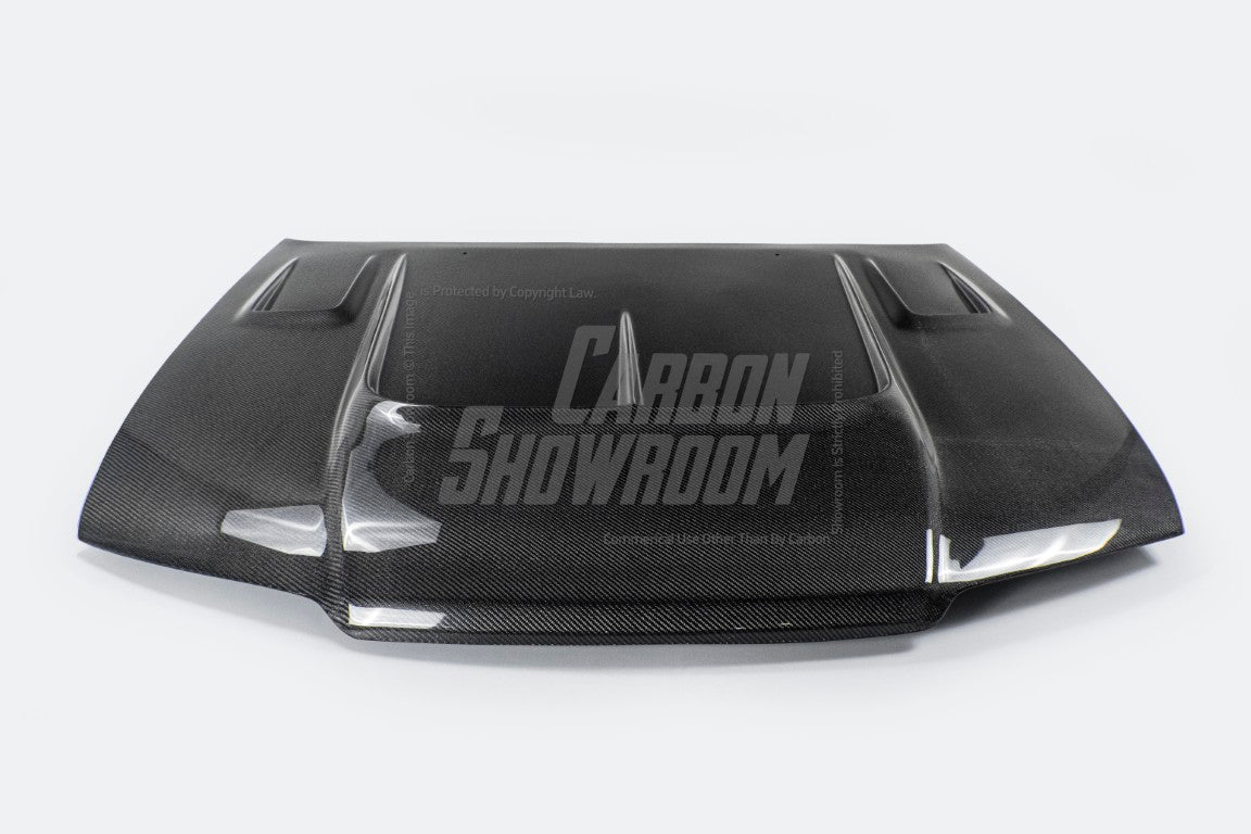 Nissan R33 Skyline GTST Series 2 1997 1998 with Aftermarket Parts - B Style Hood Carbon Fiber / FRP from EPR USA