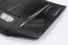 Nissan R33 Skyline GTST Series 2 1997 1998 with Aftermarket Parts - B Style Hood Carbon Fiber / FRP from EPR USA