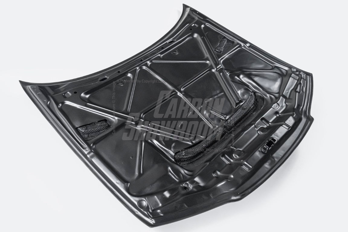 Nissan R33 Skyline GTST Series 2 1997 1998 with Aftermarket Parts - B Style Hood Carbon Fiber / FRP from EPR USA