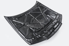 Nissan R33 Skyline GTST Series 2 1997 1998 with Aftermarket Parts - B Style Hood Carbon Fiber / FRP from EPR USA