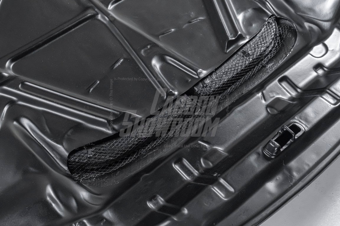 Nissan R33 Skyline GTST Series 2 1997 1998 with Aftermarket Parts - B Style Hood Carbon Fiber / FRP from EPR USA