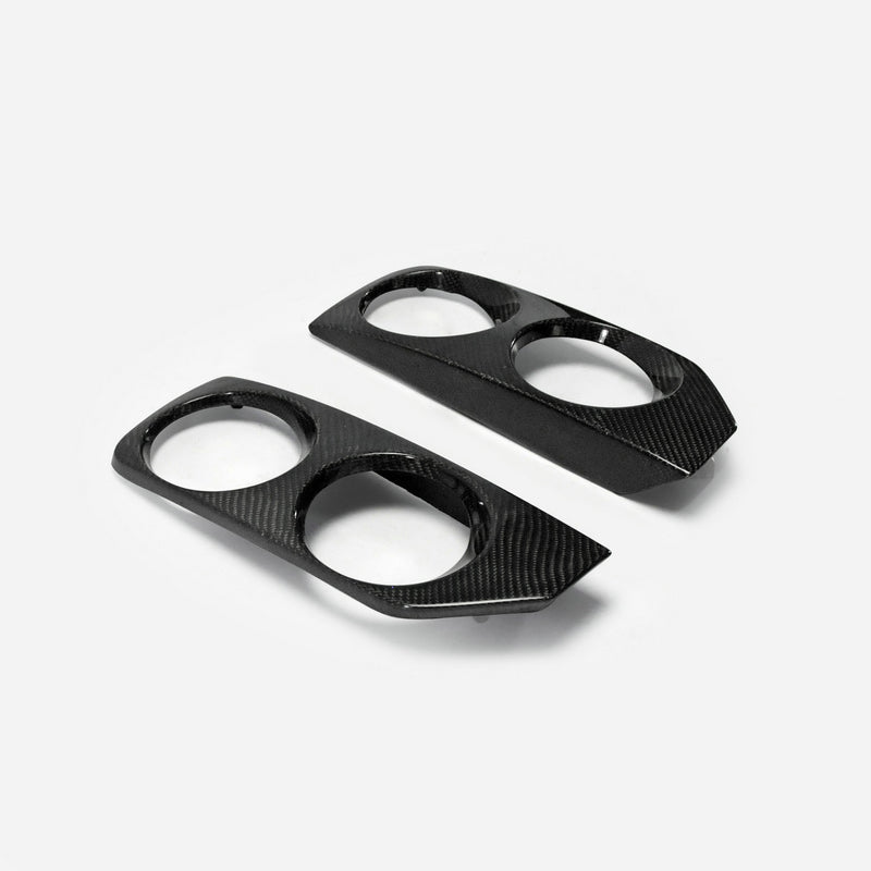 Nissan R33 Skyline GTST Series 2 1997 1998 with Aftermarket Parts - OE Style Front Bumper Fog Light Cover Carbon Fiber / FRP from EPR USA