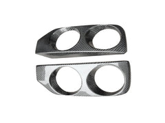 Nissan R33 Skyline GTST Series 2 1997 1998 with Aftermarket Parts - OE Style Front Bumper Fog Light Cover Carbon Fiber / FRP from EPR USA