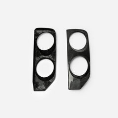 Nissan R33 Skyline GTST Series 2 1997 1998 with Aftermarket Parts - OE Style Front Bumper Fog Light Cover Carbon Fiber / FRP from EPR USA