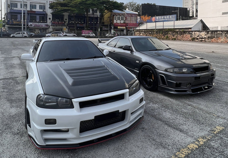 Nissan GTR R34 Carbon Fiber Body Kit & Accessories - Carbon
