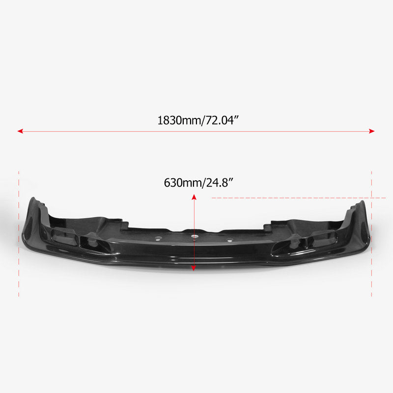 Nissan R34 GTR Base 1999 2000 2001 2002 2003 2004 with Aftermarket Parts - AS Style Front Lip with Undertray Carbon Fiber / FRP from EPR USA