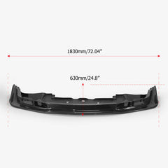 Nissan R34 GTR Base 1999 2000 2001 2002 2003 2004 with Aftermarket Parts - AS Style Front Lip with Undertray Carbon Fiber / FRP from EPR USA