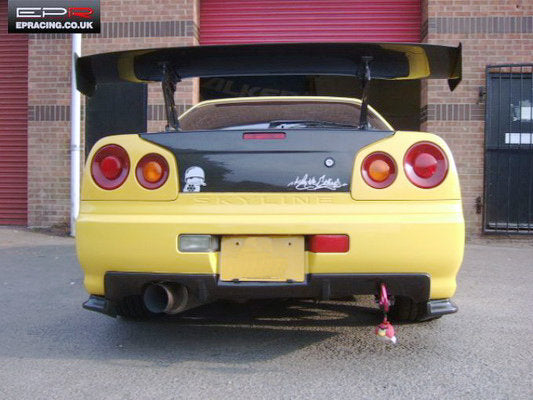 Nissan R34 GTR Base Nismo Z Tune S Tune R Tune V-Spec Tune Nur 1999 2000 2001 2002 2003 2004 with Aftermarket Parts - Rear Bumper Diffuser Carbon Fiber/FRP from EPR USA