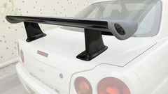 Nissan R34 GTR HR34 ER34 GTT 1999 2000 2001 2002 2003 2004 with Aftermarket Parts - Spoiler Leg Carbon Fiber/FRP from EPR USA