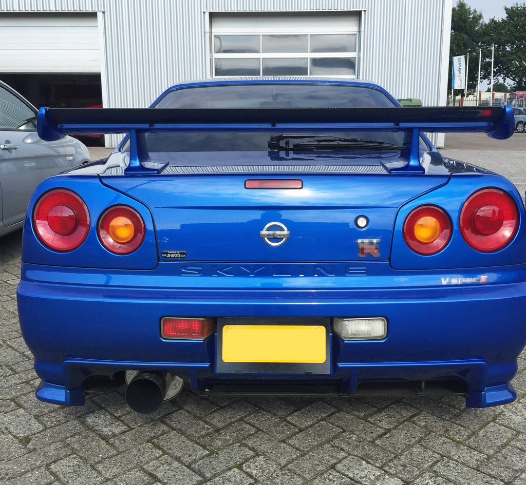 Nissan R34 GTR Aftermarket Parts - EPR USA Rear Wing Carbon Fiber/FRP ...