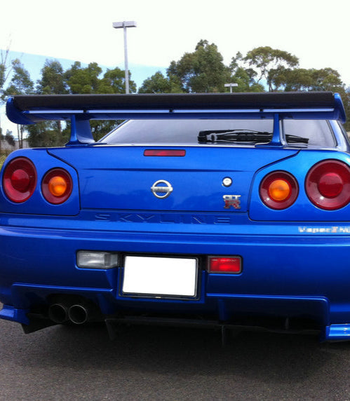 Nissan R34 GTR Aftermarket Parts - EPR USA Rear Wing Carbon Fiber/FRP ...