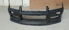 Nissan R34 GTT ER34 HR34 GTT 1999 2000 2001 2002 2003 2004&nbsp;with Aftermarket Parts - Front Bumper UR Style Carbon Fiber / FRP from EPR USA
