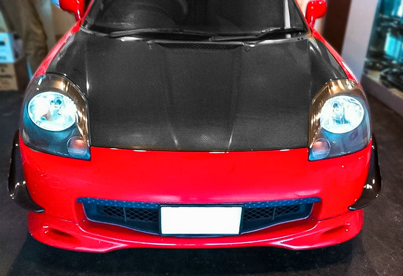 Toyota MR2 Spyder MRS W30 2000 2001 2002 2003 2004 2005 with Aftermarket Parts - OEM Style Hood Carbon Fiber from EPR USA