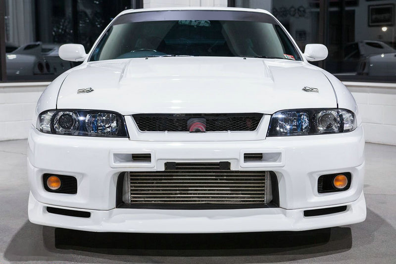 Nissan R33 Skyline GTR 1995 1996 1997 1998 with Aftermarket Parts - OE Style Front Bumper Carbon Fiber / FRP from EPR USA