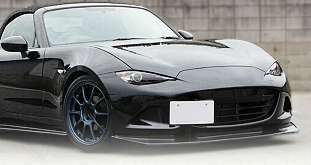 Mazda MX5 Miata Softtop RF Grand Touring Club Sport ND1 ND2 ND3 2016-ON with Aftermarket Parts - Odula Style Front Lip FRP from EPR USA
