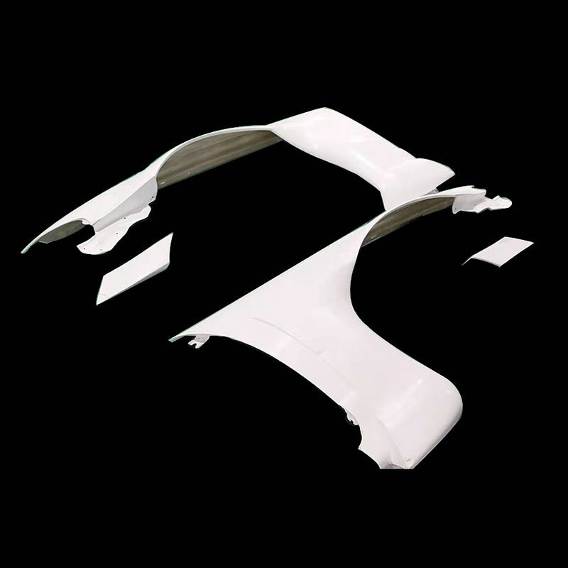 Nissan R33 Skyline GTR 1995 1996 1997 1998 with Aftermarket Parts - RB Style Front Fenders & Rear Fender Carbon Fiber / FRP from EPR USA

