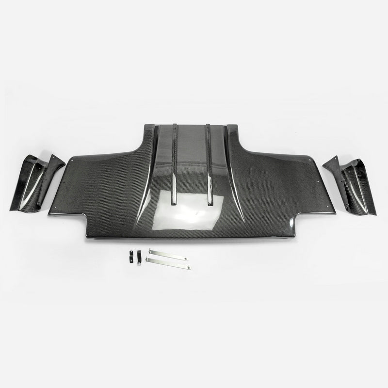 Nissan R33 Skyline GTR 1995 1996 1997 1998 with Aftermarket Parts - Rear Diffuser Carbon Fiber / FRP from EPR USA