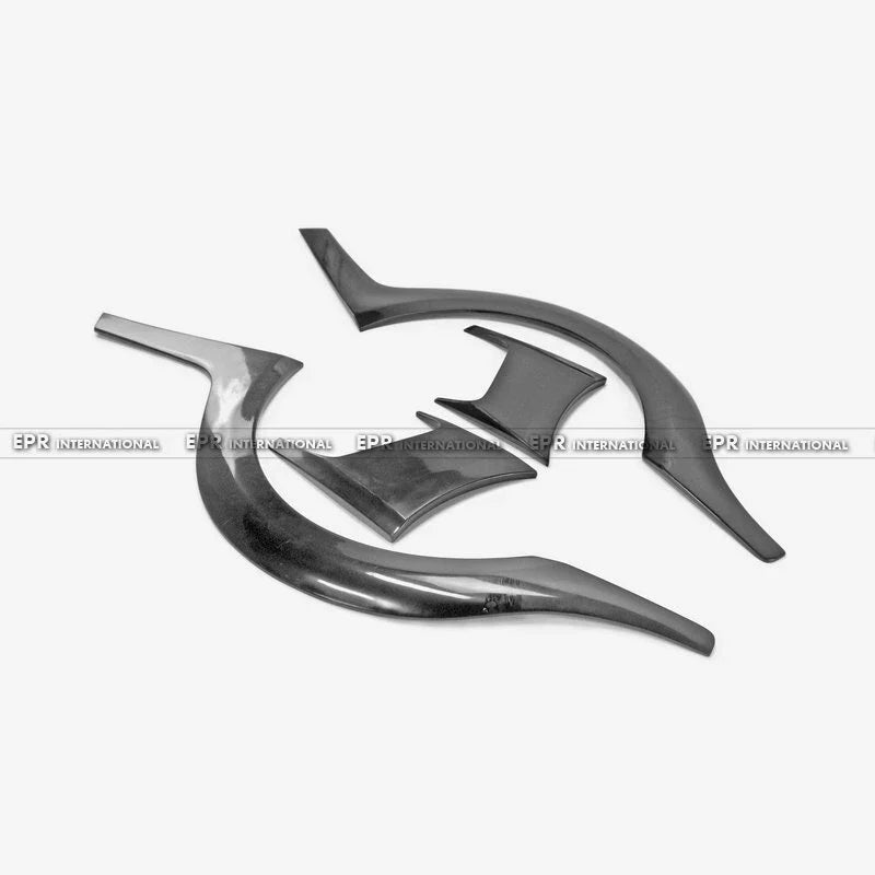 Nissan GTR R35 CBA DBA EBA 2008 2009 2010 2011 2012 2013 2014 2015 2016 2017 2018 2019 2020 2021 2022 2023 2024 with Aftermarket Parts - Rear Fender Flares Carbon Fiber / FRP from EPR USA