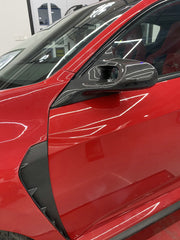 Honda Civic Type-R FK8 2017 2018 2019 2020 2021 & Civic 10th Gen FK7 2017 2018 2019 2020 2021 with Aftermarket Parts - Aero Mirror (Left & Right Hand Drive) Carbon Fiber from EPR USA