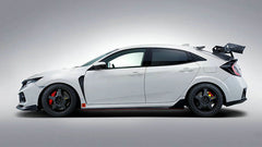 Honda Civic Type-R FK8 2017 2018 2019 2020 2021 & Civic 10th Gen FK7 2017 2018 2019 2020 2021 with Aftermarket Parts - SPN Style Rear GT Spoiler Carbon Fiber / FRP from EPR USA