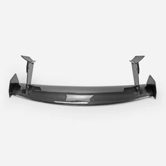 Honda Civic Type-R FK8 2017 2018 2019 2020 2021 & Civic 10th Gen FK7 2017 2018 2019 2020 2021 with Aftermarket Parts - VRSAR2 Style Rear GT Spoiler Carbon Fiber / FRP from EPR USA