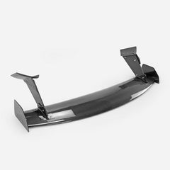 Honda Civic Type-R FK8 2017 2018 2019 2020 2021 & Civic 10th Gen FK7 2017 2018 2019 2020 2021 with Aftermarket Parts - VRSAR2 Style Rear GT Spoiler Carbon Fiber / FRP from EPR USA