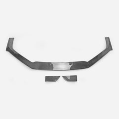 Honda Civic Type-R FK8 2017 2018 2019 2020 2021 with Aftermarket Parts - EPA Front Lip Extension Carbon Fiber / FRP from EPR USA