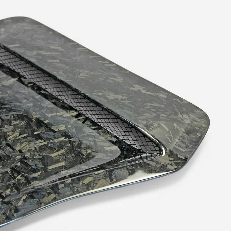 Honda Civic Type-R FK8 2017 2018 2019 2020 2021 with Aftermarket Parts - Rear Hood Vent Carbon Fiber from EPR USA