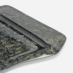 Honda Civic Type-R FK8 2017 2018 2019 2020 2021 with Aftermarket Parts - Rear Hood Vent Carbon Fiber from EPR USA