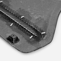 Honda Civic Type-R FK8 2017 2018 2019 2020 2021 with Aftermarket Parts - Rear Hood Vent Carbon Fiber from EPR USA