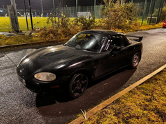 Mazda Miata MX-5 1.6L 1.8L NA6 NA8 1990 1991 1992 1993 1994 1995 1996 1997 with Aftermarket Parts - Rear Lip Spoiler Carbon Fiber / FRP from EPR USA