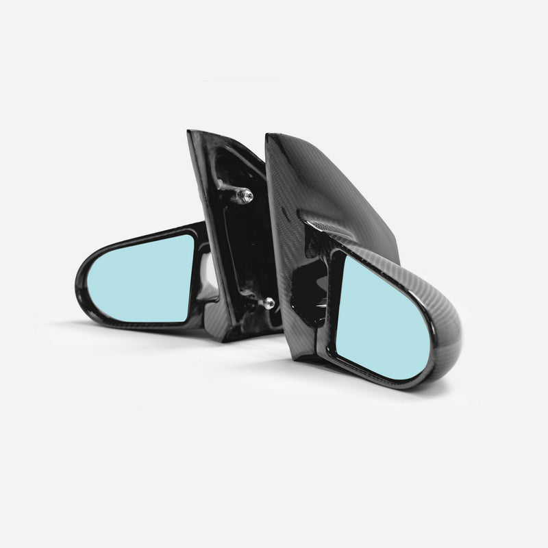 Honda Civic EP 7th 2001 2002 2003 2004 2005 with Aftermarket Parts - Right Hand Drive Mirror Cap Carbon Fiber / FRP from EPR USA