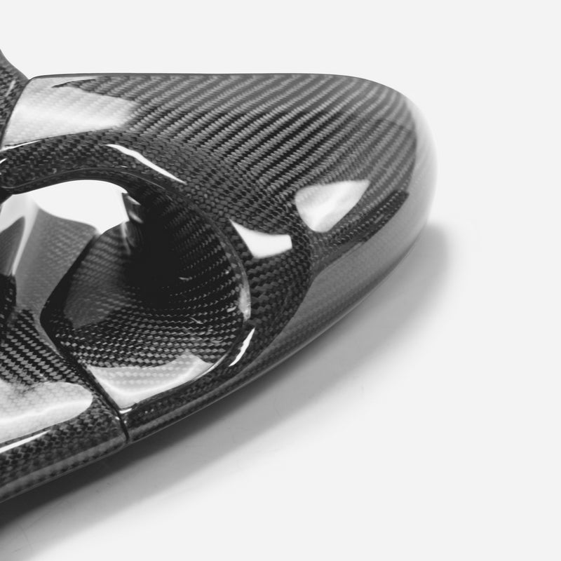 Honda Civic EP 7th 2001 2002 2003 2004 2005 with Aftermarket Parts - Right Hand Drive Mirror Cap Carbon Fiber / FRP from EPR USA