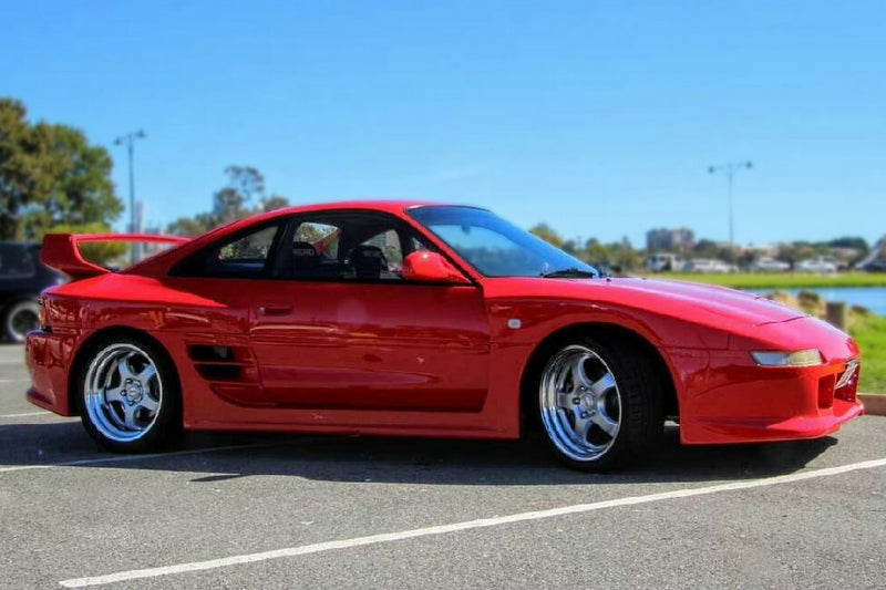 Toyota MR2 Base Turbo SW20 1991 1992 1993 with Aftermarket Parts - Side Skirts FRP or Carbon Paintable from EPR USA