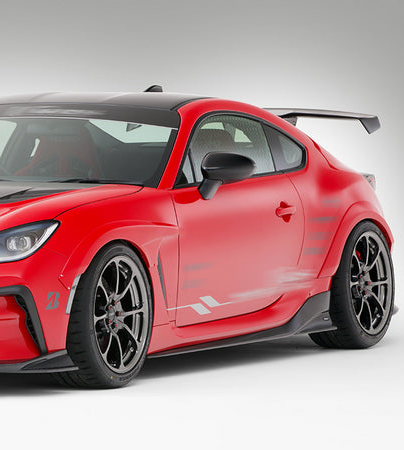 Subaru BRZ ZD8 2022 2023 2024 & Toyota GR86 ZN8 2022 2023 2024 with Aftermarket Parts - VRSA1 Style Front Fender & Rear Fender Carbon Fiber / FRP from EPR USA