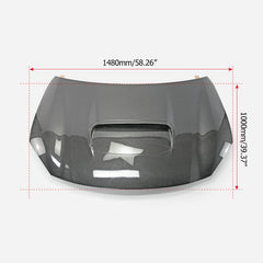Subaru BRZ ZD8 2022 2023 2024 & Toyota GR86 ZN8 2022 2023 2024 with Aftermarket Parts - EPA1 Style Hood Carbon Fiber / FRP from EPR USA