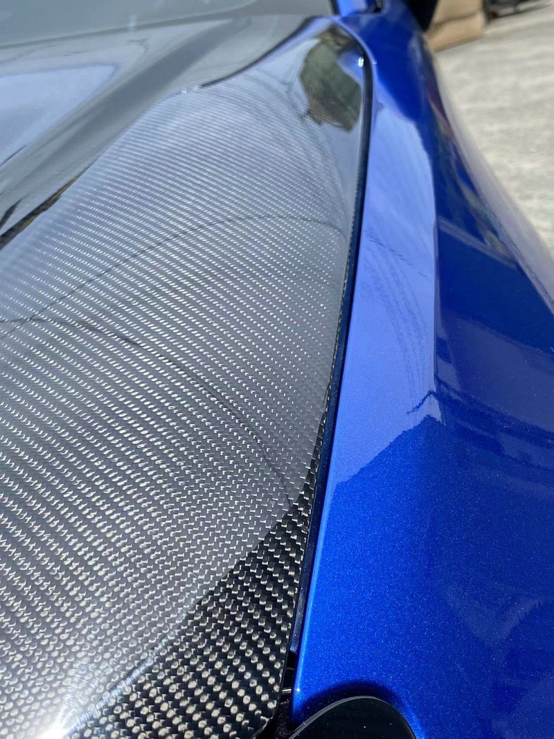 Subaru BRZ ZD8 2022 2023 2024 & Toyota GR86 ZN8 2022 2023 2024 with Aftermarket Parts - EPA1 Style Hood Carbon Fiber / FRP from EPR USA