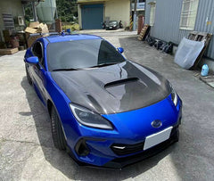 Subaru BRZ ZD8 2022 2023 2024 & Toyota GR86 ZN8 2022 2023 2024 with Aftermarket Parts - EPA1 Style Hood Carbon Fiber / FRP from EPR USA