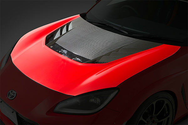 Subaru BRZ ZD8 2022 2023 2024 & Toyota GR86 ZN8 2022 2023 2024 with Aftermarket Parts - VRSA1 Style Hood Pre-preg Carbon Fiber from EPR USA