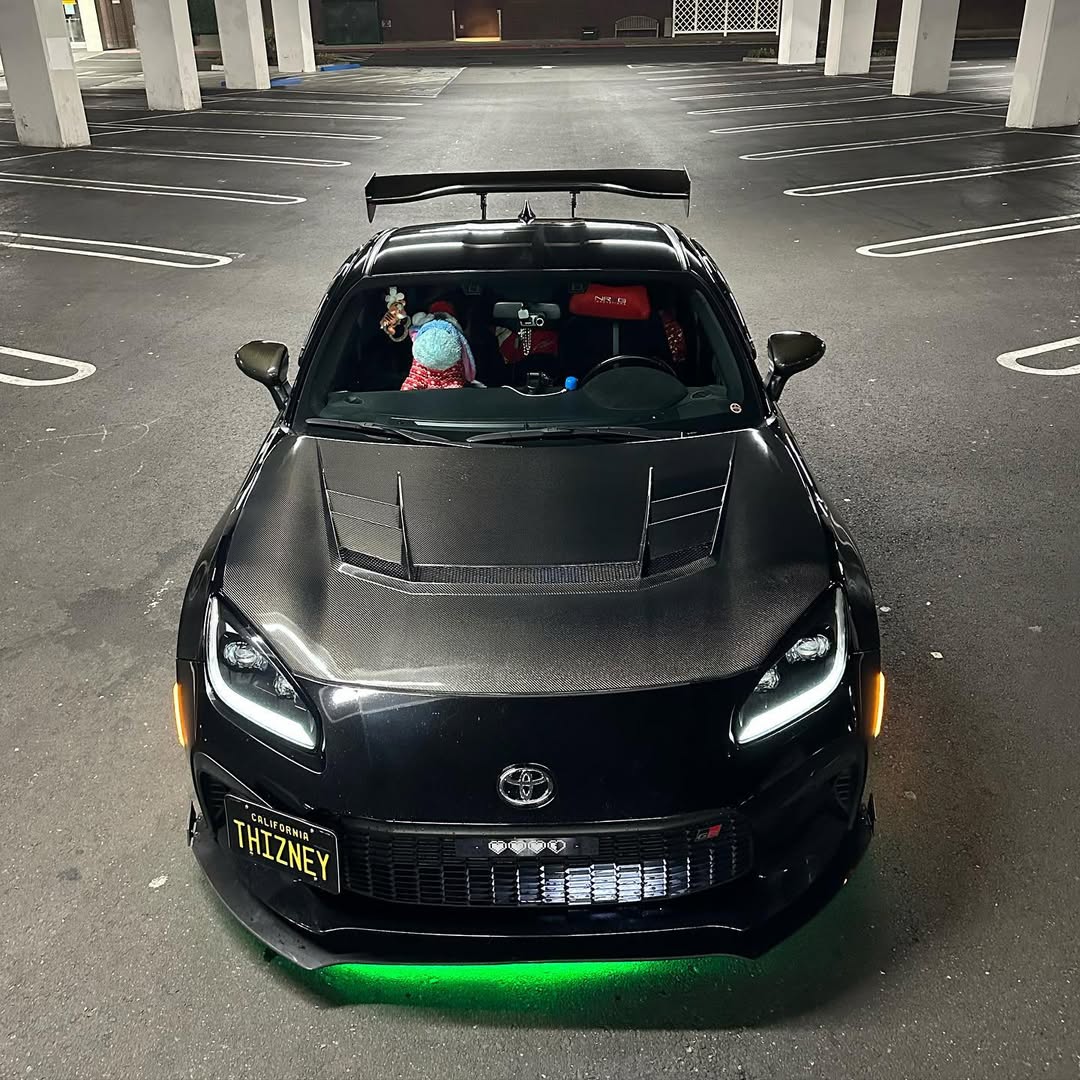 Subaru BRZ ZD8 2022 2023 2024 & Toyota GR86 ZN8 2022 2023 2024 with Aftermarket Parts - VRS Style Hood Carbon Fiber / FRP from EPR USA USA