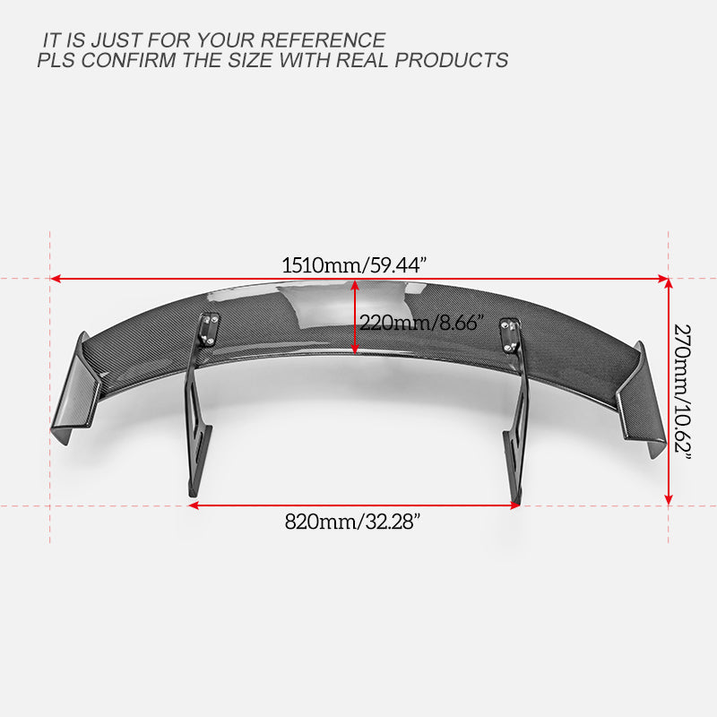 Subaru Toyota BRZ ZD8 2022 2023 2024 & GR86 ZN8 2022 2023 2024 with Aftermarket Parts - AD Style Rear Spoiler Carbon Fiber / FRP from EPR USA