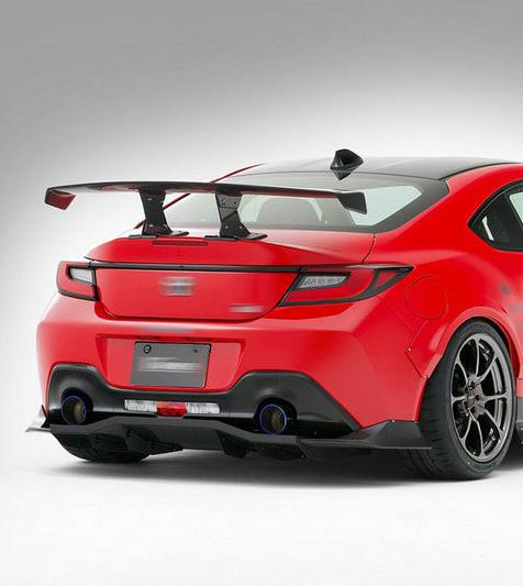 Subaru BRZ ZD8 2022 2023 2024 & Toyota GR86 ZN8 2022 2023 2024 with Aftermarket Parts - VRSA1 Style Rear Spoiler Pre-preg Carbon Fiber from EPR USA