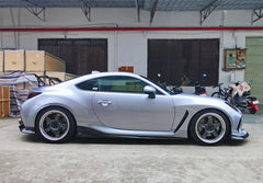 Subaru BRZ ZD8 2022 2023 2024 & Toyota GR86 ZN8 2022 2023 2024 with Aftermarket Parts - VRSA1 Style Side Skirts Carbon Fiber / FRP from EPR USA