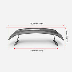 Subaru BRZ ZD8 2022 2023 2024 & Toyota GR86 ZN8 2022 2023 2024 with Aftermarket Parts - VTX125 Style Rear Spoiler Carbon Fiber / FRP from EPR USA