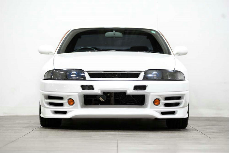 Nissan R33 Skyline GTST Series 1 1993 1994 1995 1996 with Aftermarket Parts - TRIAL Style Front Bumper Carbon Fiber / FRP from EPR USA